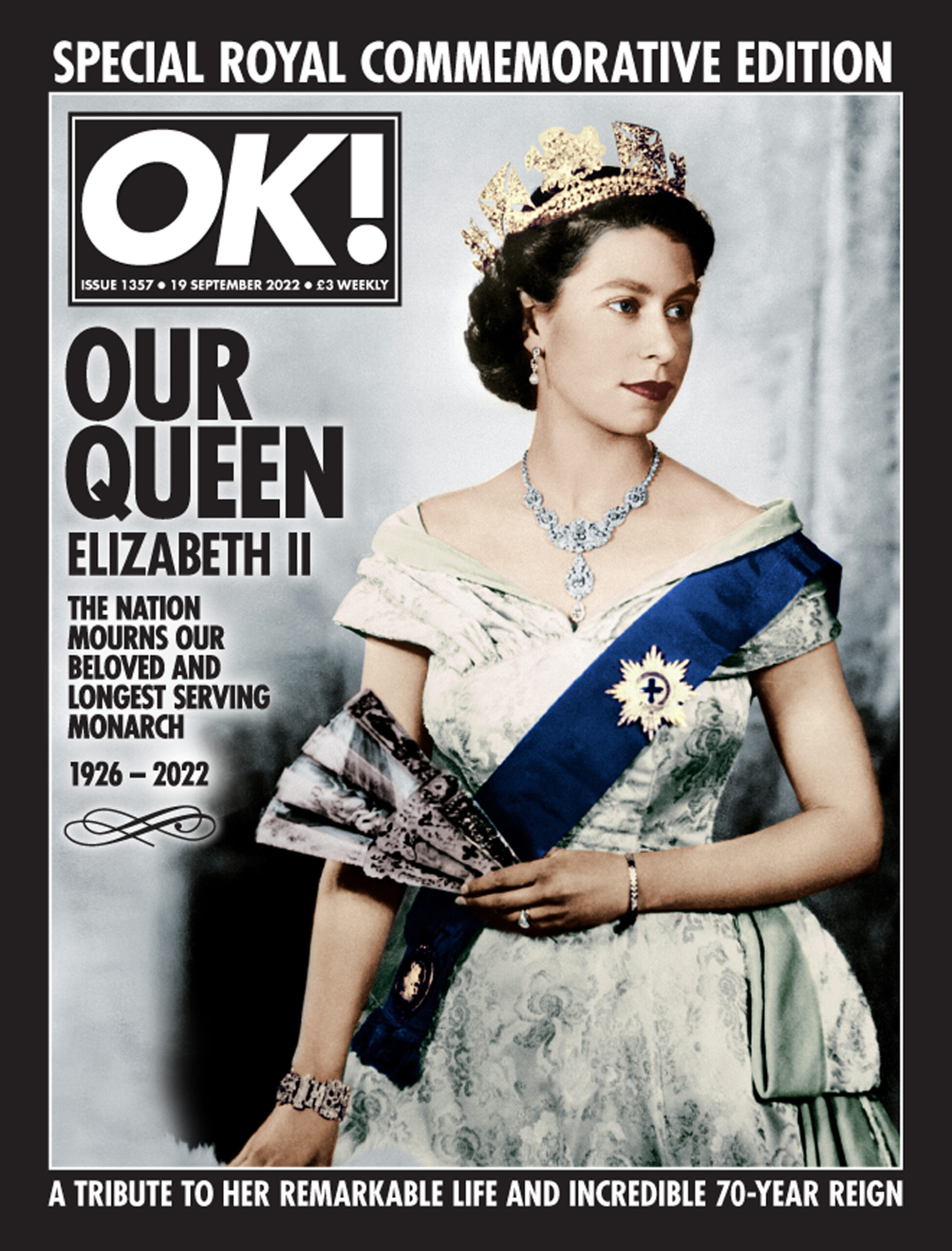 雑誌で紹介された 英国雑誌 Hello エリザベス女王追悼特集号 