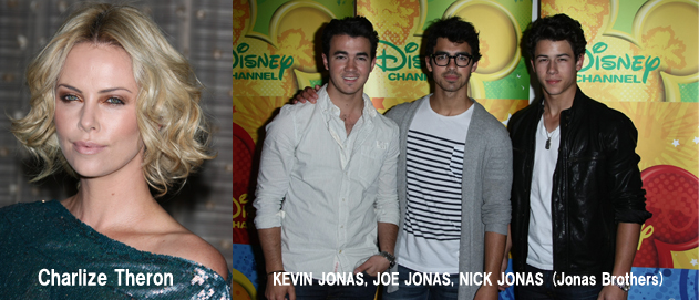 Charlize Theron 　KEVIN JONAS, JOE JONAS, NICK JONAS (Jonas Brothers).jpg