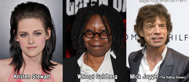 Kristen Stewart Whoopi Goldberg Mick Jagger(The Rolling Stones).jpg